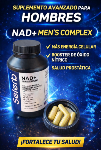 NAD+ Men's Complex | Energía, Vitalidad y Rendimiento Masculino 🚀💪